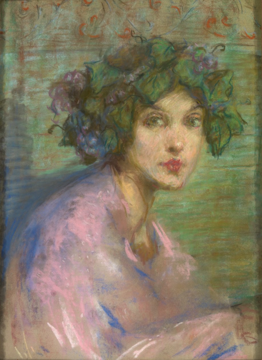 Bacchante (pastel on paper) द्वारा ऐलिस पाइक बार्नी