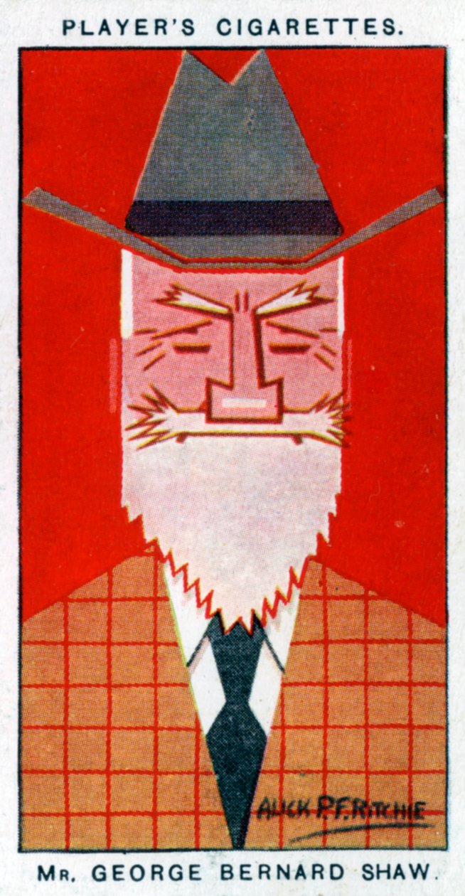 जॉर्ज बर्नार्ड शॉ, आयरिश नाटककार, 1926। द्वारा एलिक पीएफ रिची