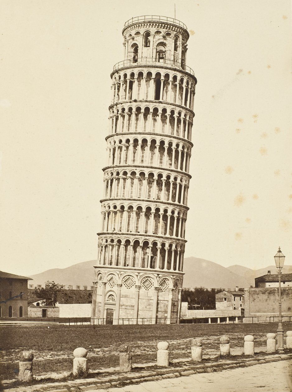 कैम्पैनाइल, पीसा, c.1850 (एल्ब्यूमेन सिल्वर प्रिंट) द्वारा फ्रेटेली एलिनारी