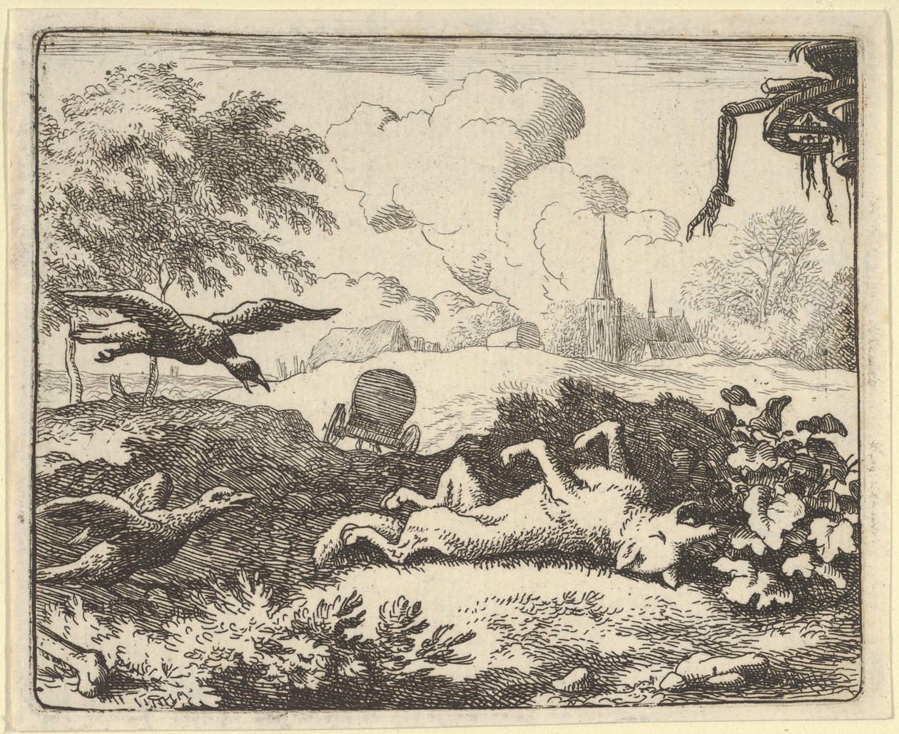 रेनार्ड के खिलाफ एक आपराधिक कार्रवाई का वाचन, 1650-75। द्वारा एलर्ट वैन एवरडिंगन