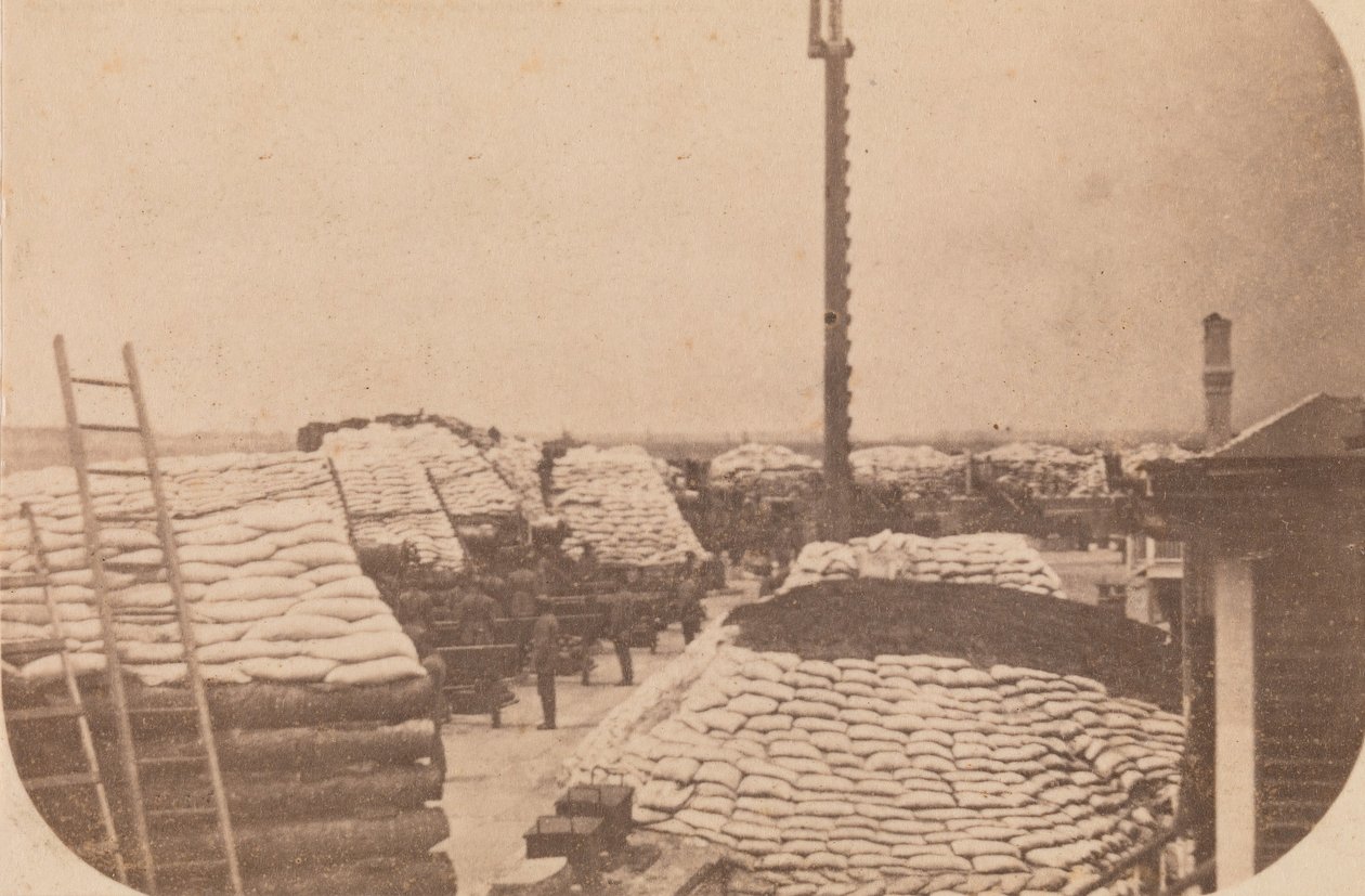 फोर्ट सम्टर की निकासी, अप्रैल 1861, अप्रैल 1861। द्वारा अल्मा ए पेलॉट।