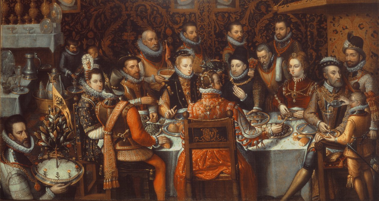राजाओं का भोज, c.1579 द्वारा अलोंसो सांचेज़ कोएलो