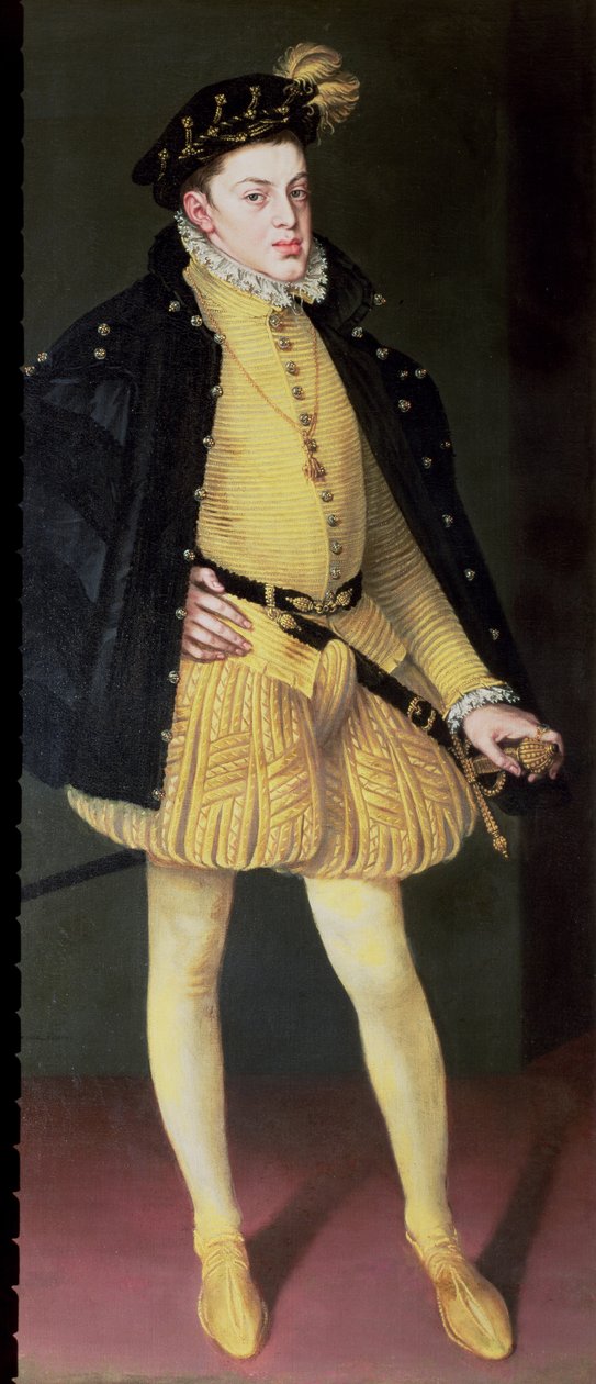 डॉन कार्लोस (1545-68), स्पेन के राजा फिलिप द्वितीय (1556-98) के बेटे और पुर्तगाल की मारिया द्वारा अलोंसो सांचेज़ कोएलो