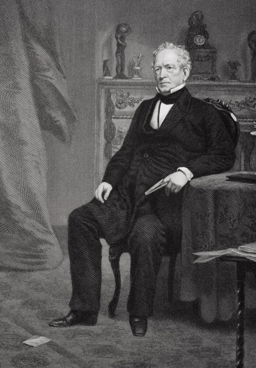 एडवर्ड एवरेट का पोर्ट्रेट (1794-1865) द्वारा अलोंजो चैपल