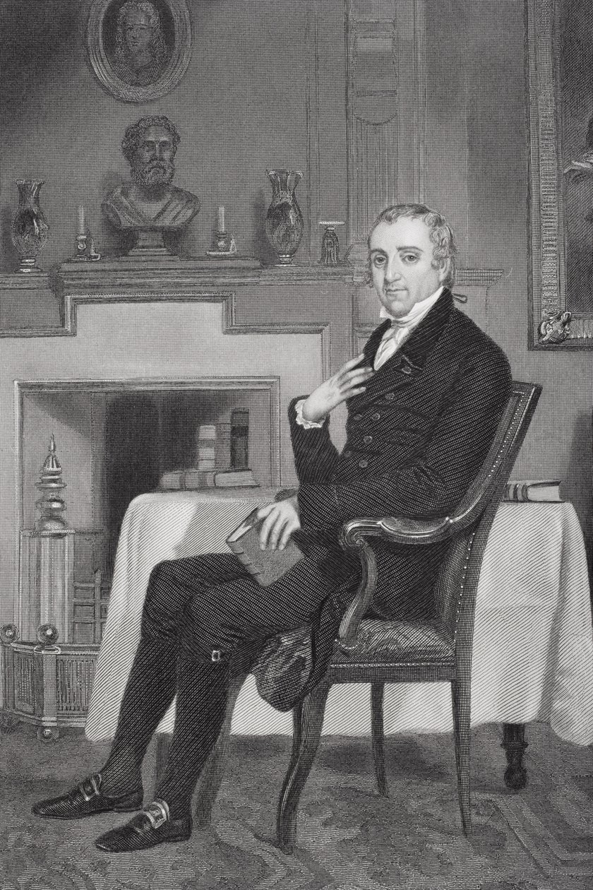 फिशर एम्स का पोर्ट्रेट (1758-1808) द्वारा अलोंजो चैपल
