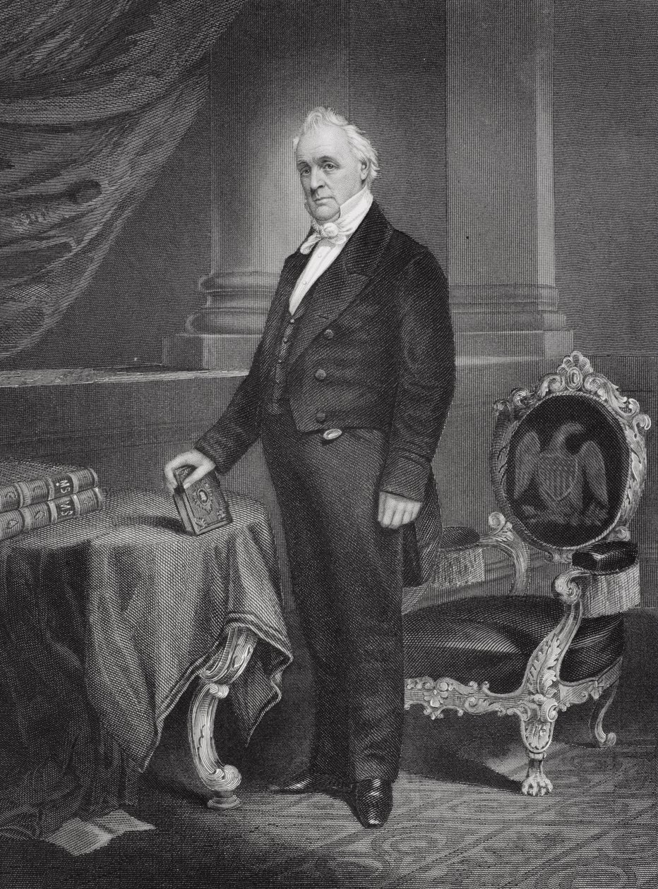 जेम्स बुकानन का पोर्ट्रेट (1791-1868) (विस्तार के लिए 254653 देखें) द्वारा अलोंजो चैपल