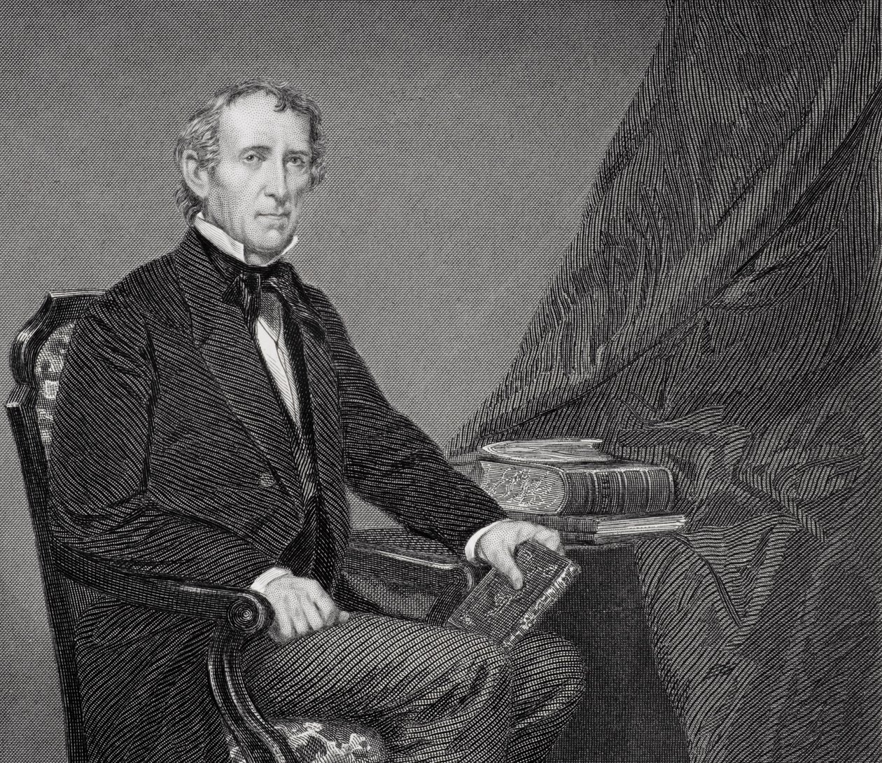जॉन टायलर का पोर्ट्रेट (1790-1862) (254657 का विस्तार) द्वारा अलोंजो चैपल