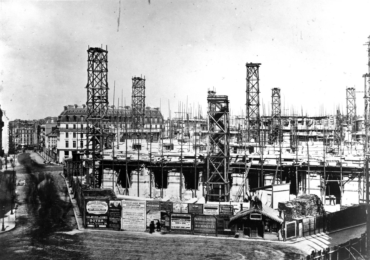 पेरिस में ओपेरा का निर्माण, सितंबर 1864 द्वारा अल्फोंस लिबर्ट