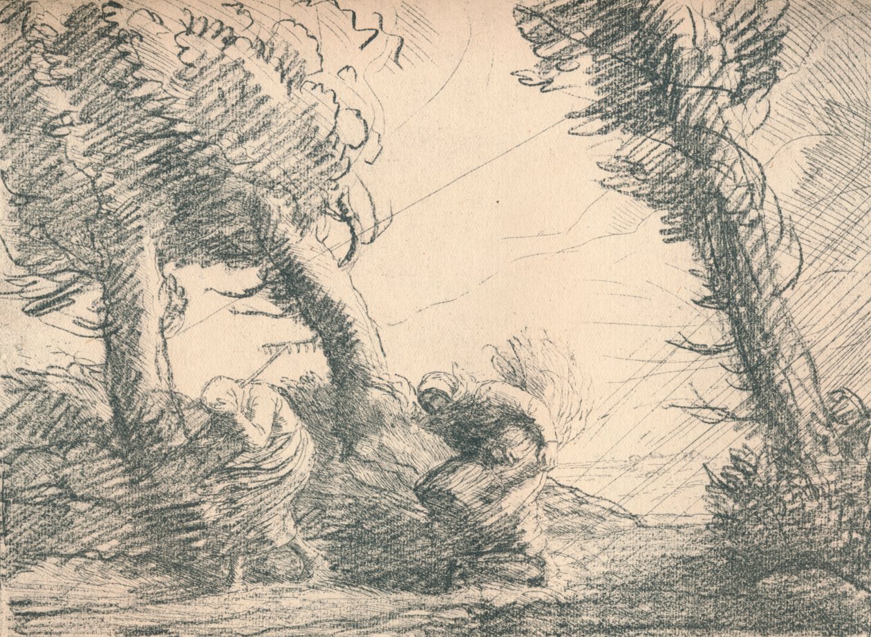 हार्वेस्टर्स स्ट्रॉम द्वारा चकित, c1900, 1923 द्वारा अल्फोंस लेग्रोस