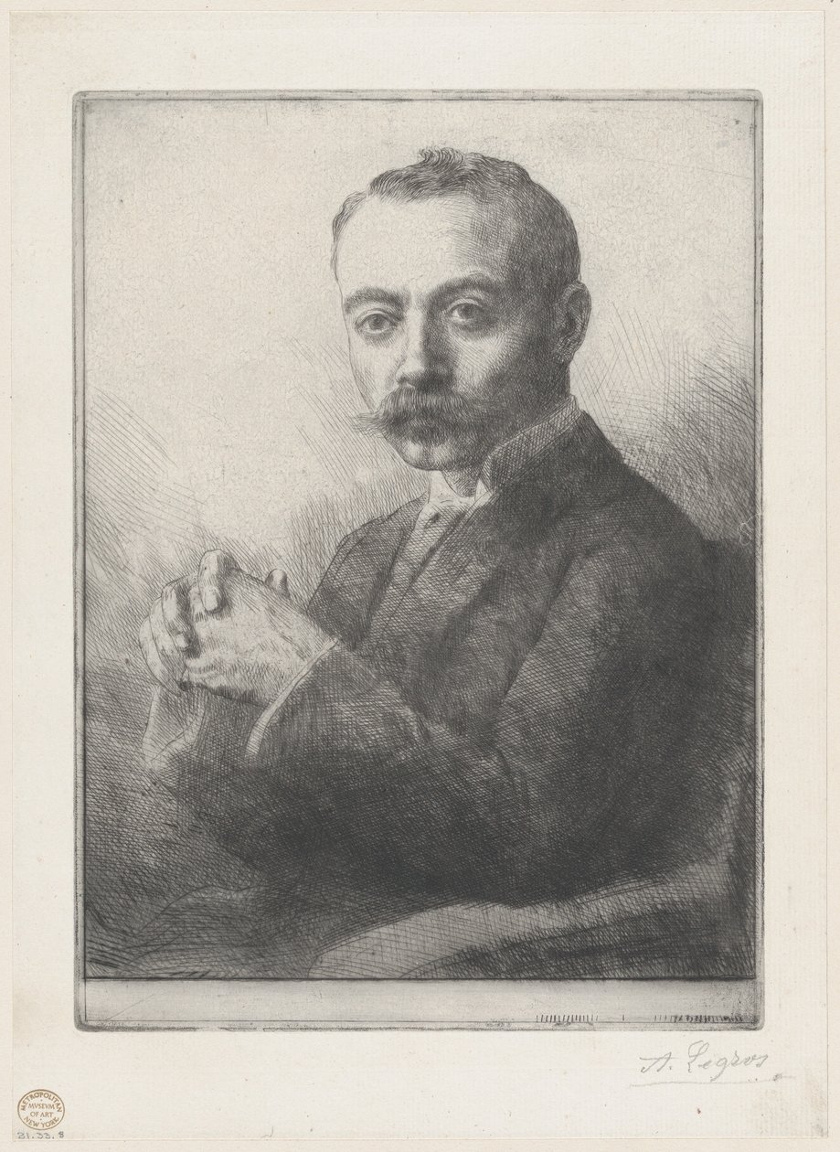 एडवर्ड डी. एडम्स का चित्र, 1892। द्वारा अल्फोंस लेग्रोस
