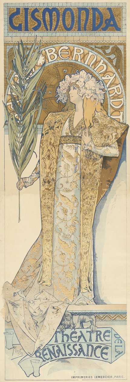 जिस्मोंडा, 1894-95 द्वारा अल्फोंस मुचा