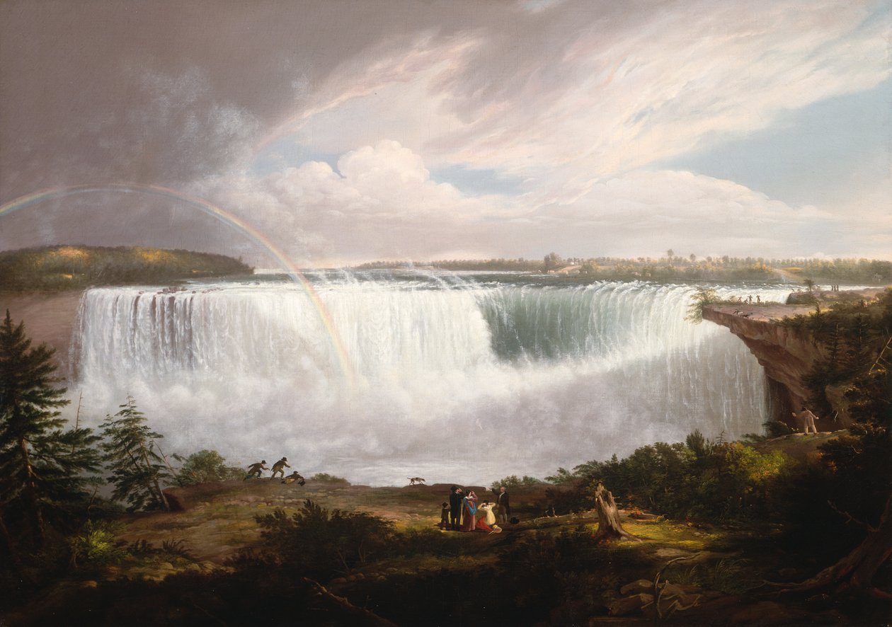 द ग्रेट हॉर्सशू फॉल, नियाग्रा, 1820। द्वारा अल्वान फिशर