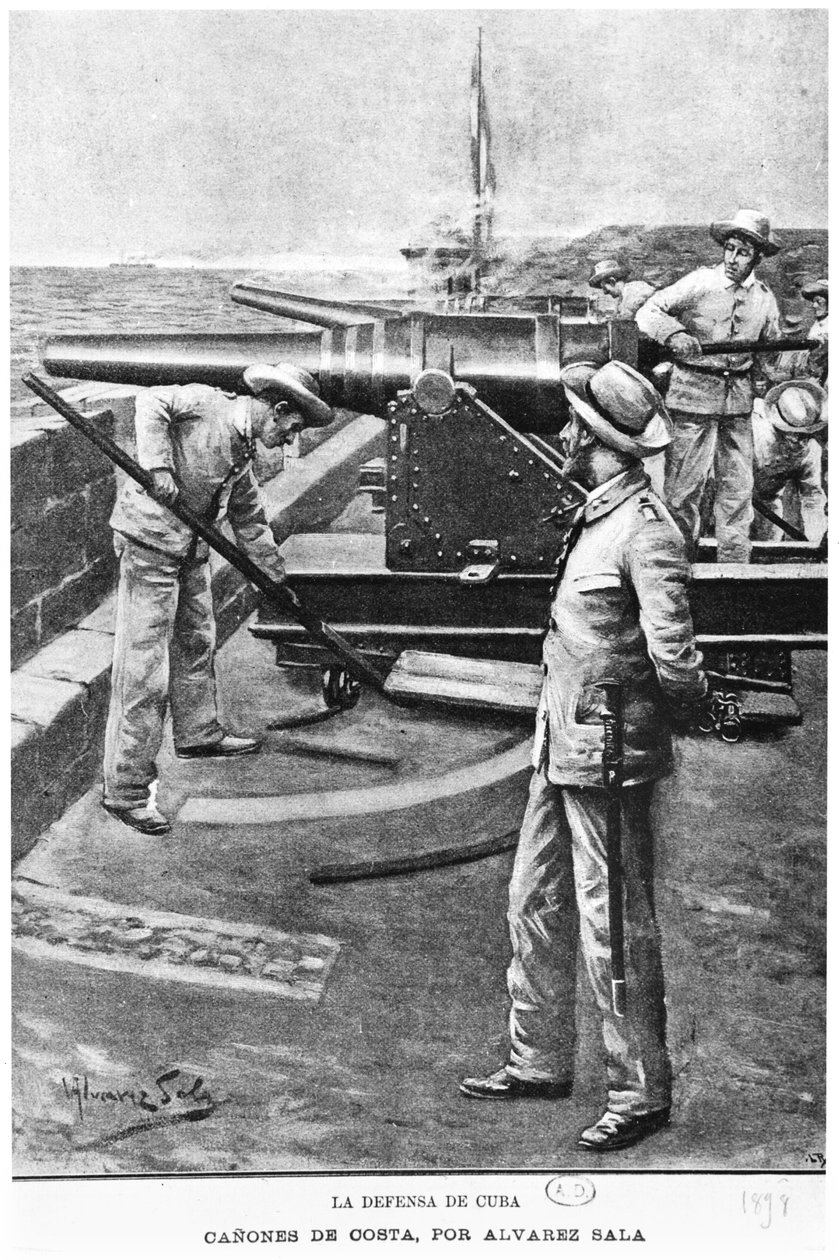 क्यूबा की रक्षा, 1898 द्वारा अल्वारेज़ साला