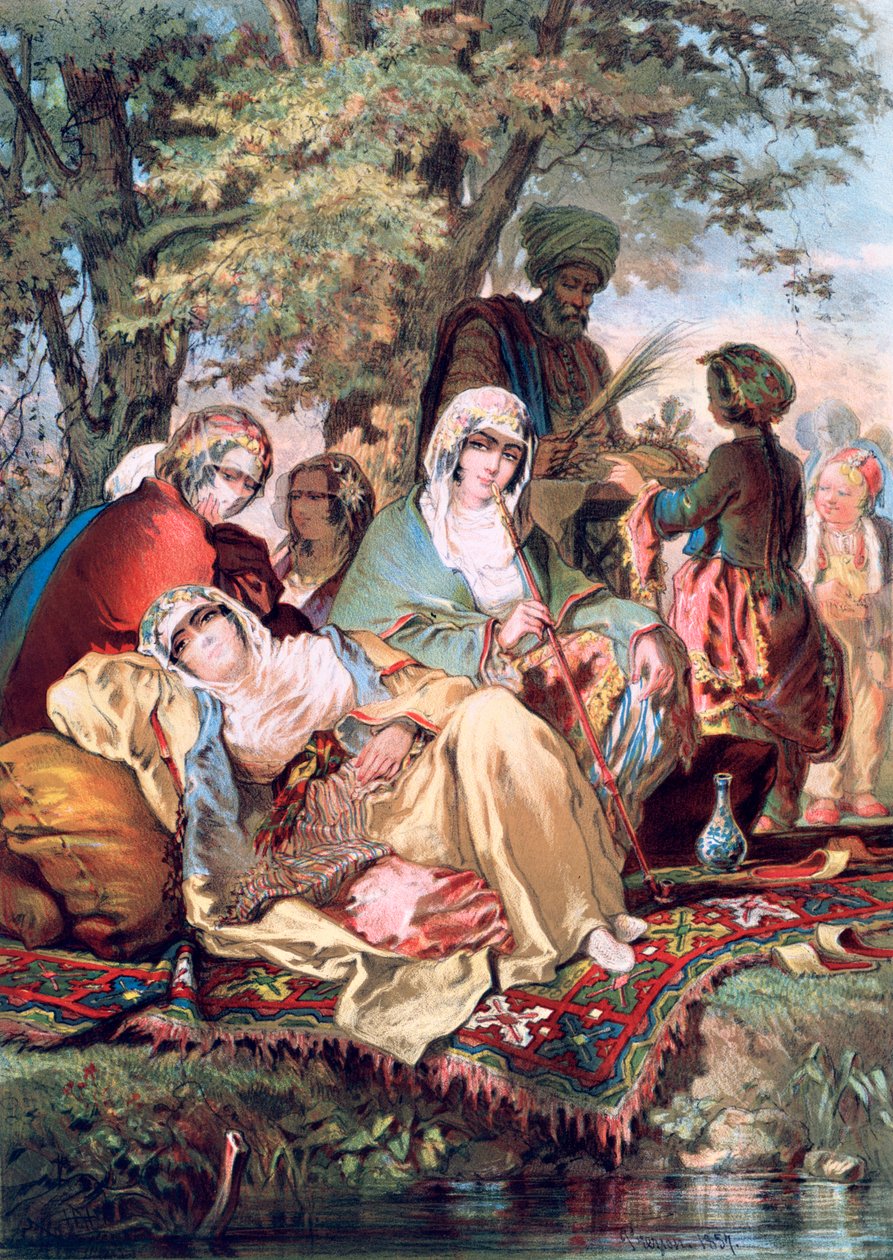 हरेम, 1857 द्वारा अमादेओ प्रीज़ियोसिक