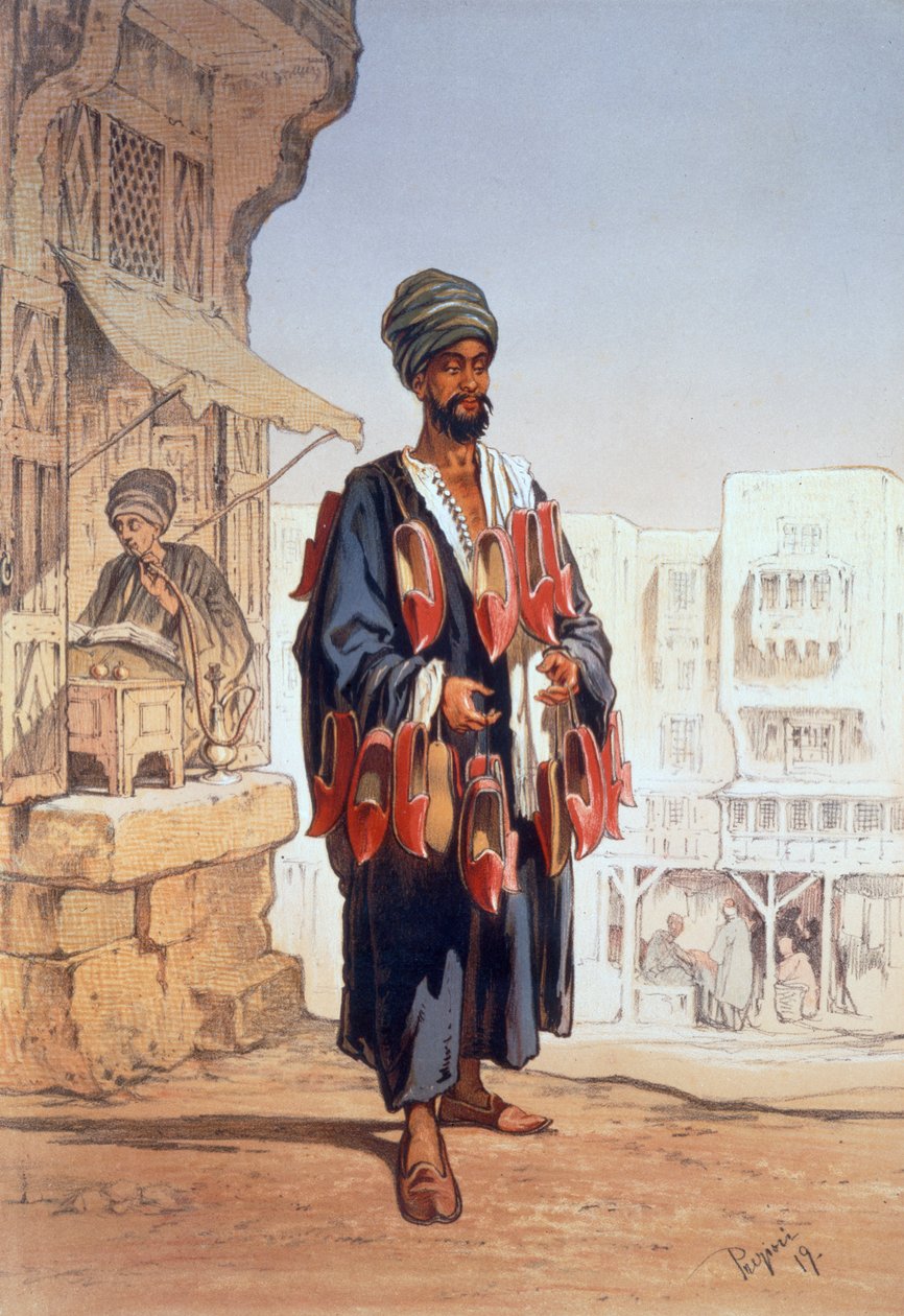 चप्पल विक्रेता, 1862 द्वारा अमादेओ प्रीज़ियोसिक