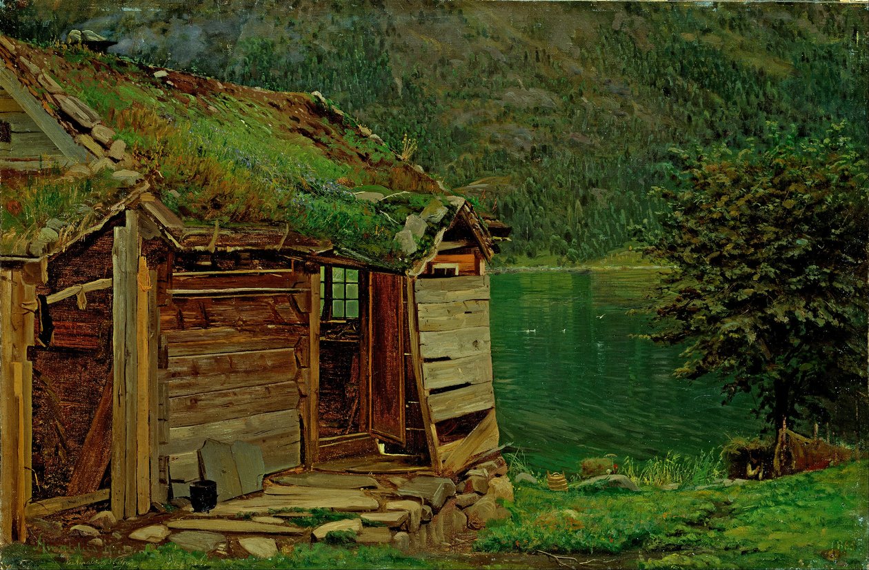 Balestrand पर फार्महाउस द्वारा अमलडस नीलसन