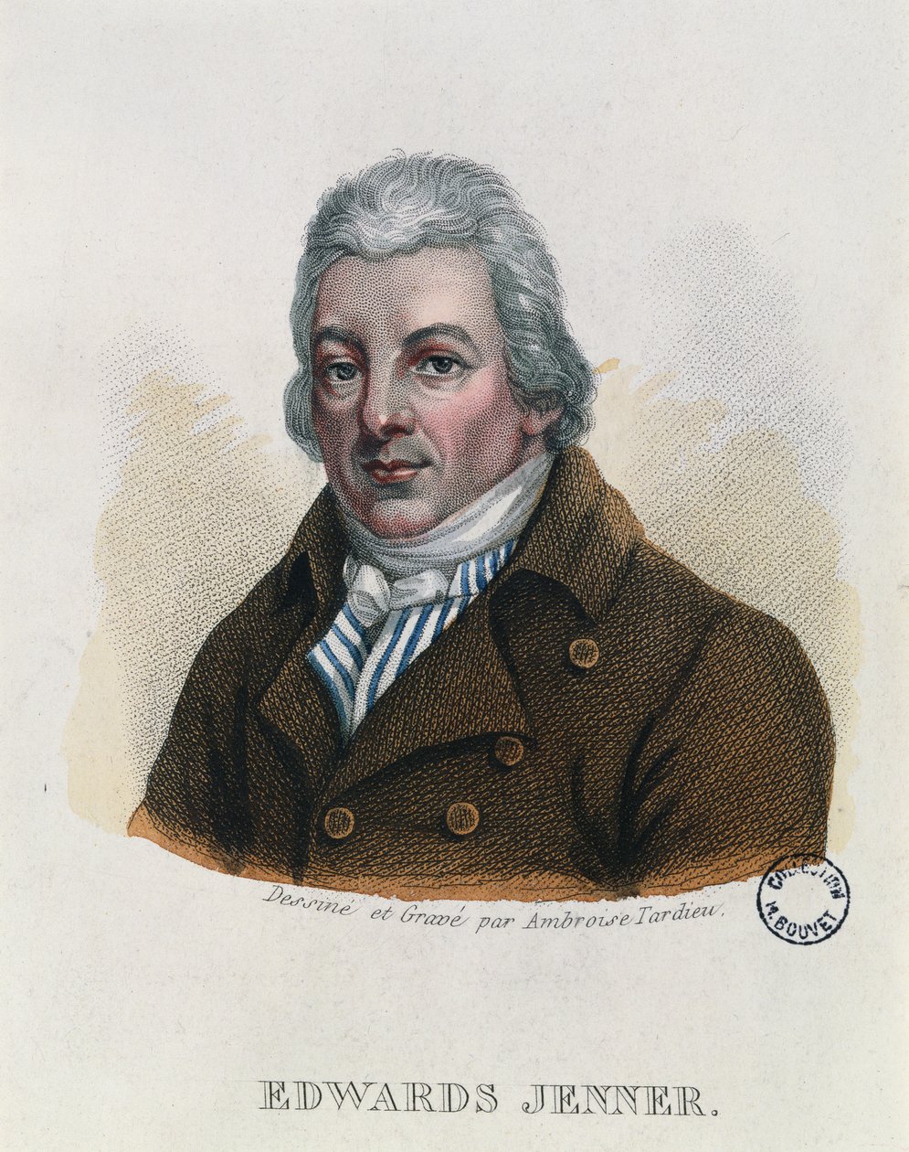एडवर्ड जेनर का पोर्ट्रेट (1749-1823) द्वारा एम्ब्रोडि टार्डिउ