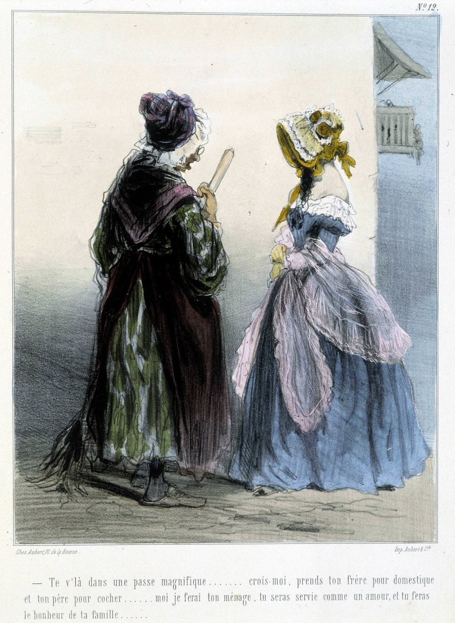 कैरिकेचर - चाम द्वारा "" मेडेलिन्स "" में, v.1870-1880 द्वारा Amedee de Noe (चाम)