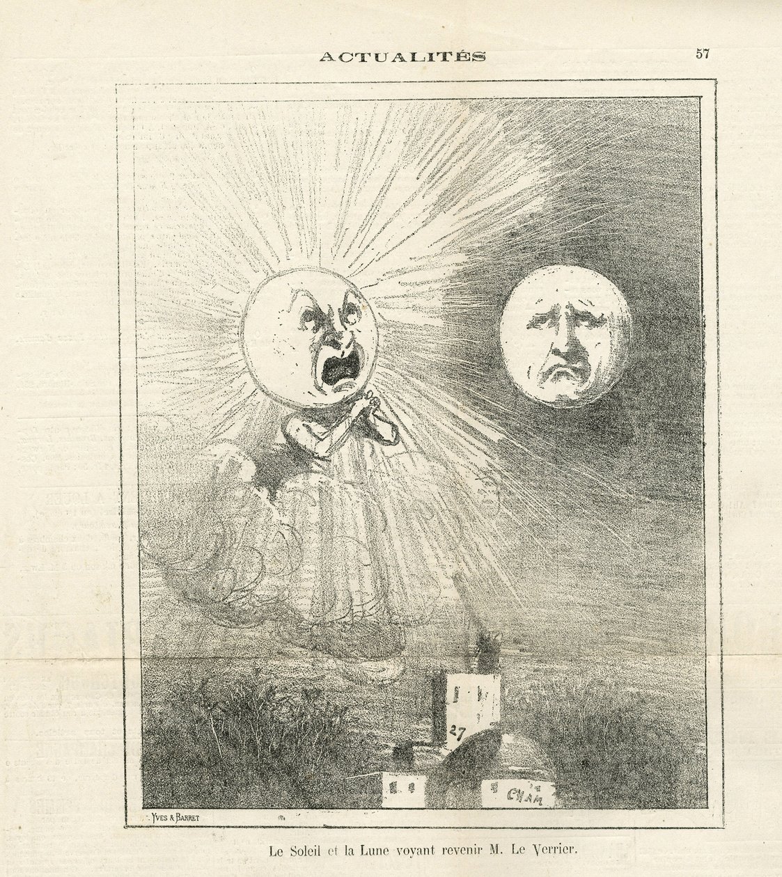 ले चरिवारी में चाम का चित्रण (1819-1879) द्वारा Amedee de Noe (चाम)