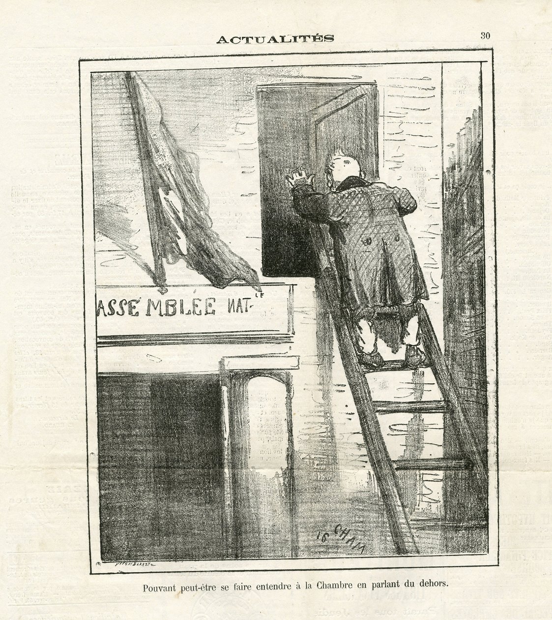 ले चरिवारी में चाम का चित्रण (1819-1879) द्वारा Amedee de Noe (चाम)