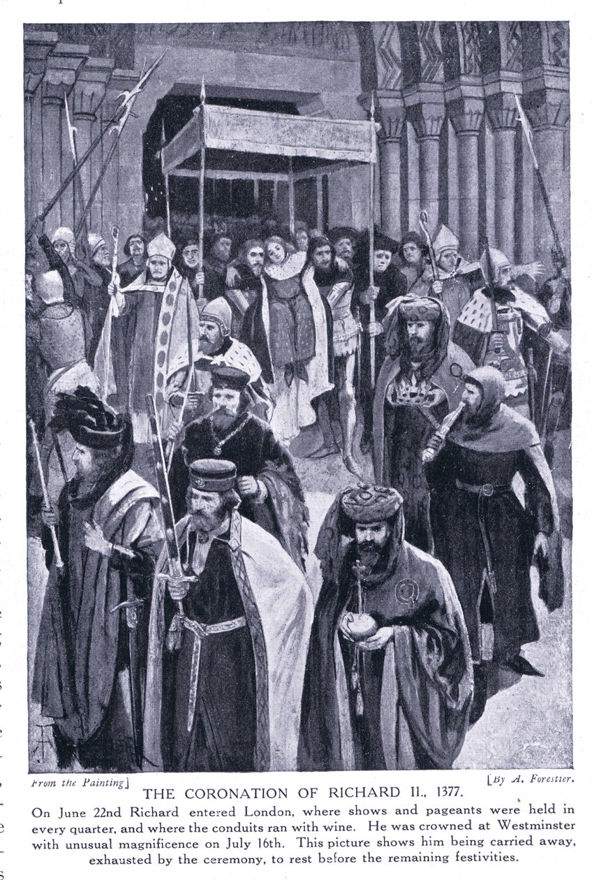 रिचर्ड II AD1377, 1920 का राज्याभिषेक द्वारा अमेदी फॉरेस्टियर