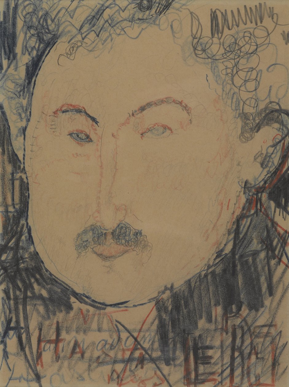Adolphe Basler का चित्र, c.1916 (पेंसिल) द्वारा एमेडियो मोदिग्लिआनी