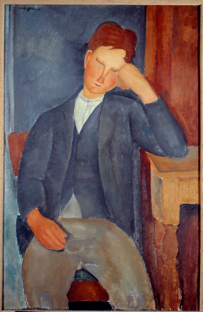 Amedeo Modigliani द्वारा युवा अपरेंटिस पेंटिंग द्वारा एमेडियो मोदिग्लिआनी