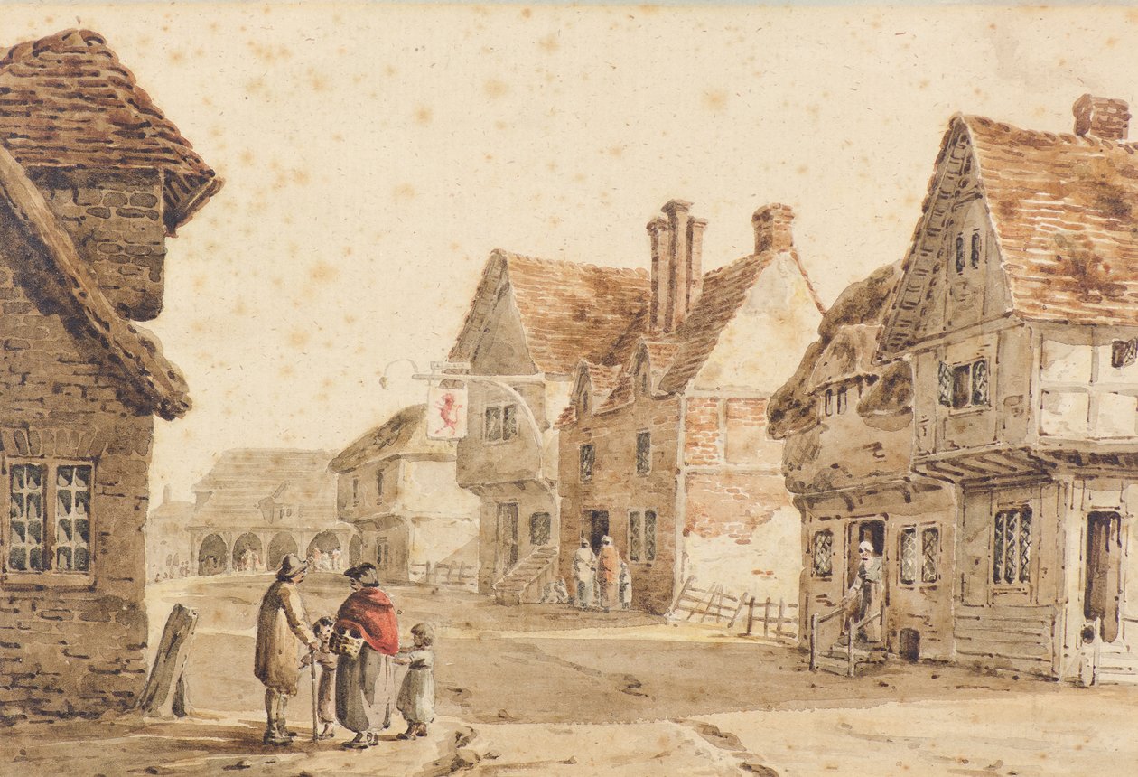 विंगहम, c.1803 (जल रंग) द्वारा अमेलिया लोंग