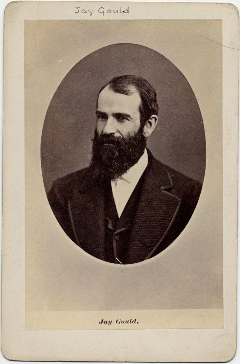 जे गोल्ड (1836-92), अमेरिकी फाइनेंसर (एल्बम फोटो) द्वारा अमेरिकी फोटोग्राफर
