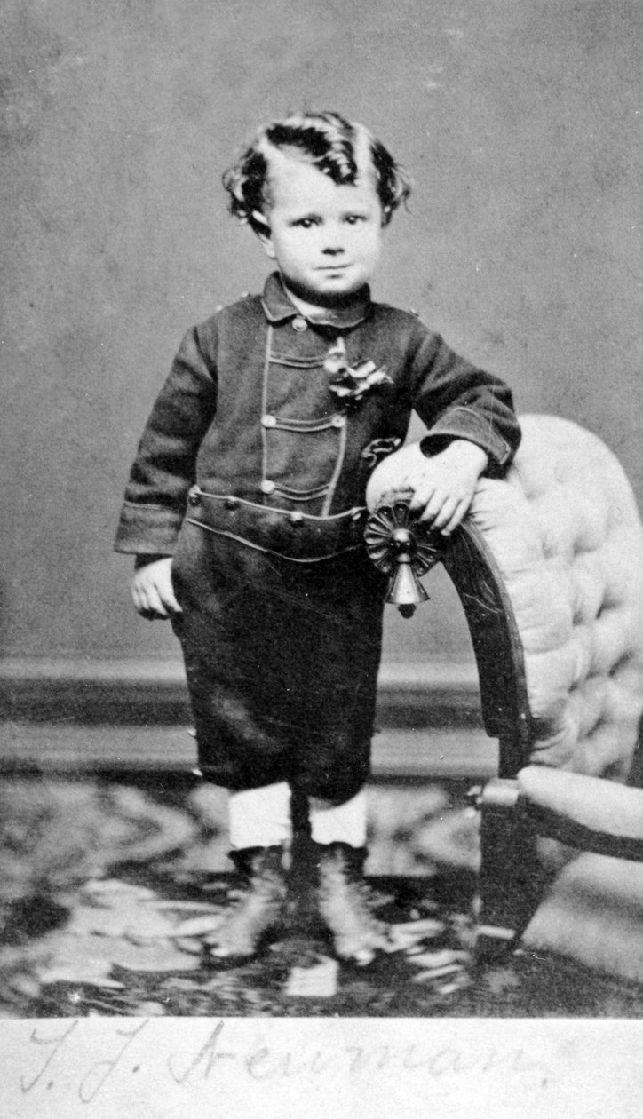 पोर्ट्रेट ऑफ़ ए यंग बॉय, c.1860 द्वारा अमेरिकी फोटोग्राफर