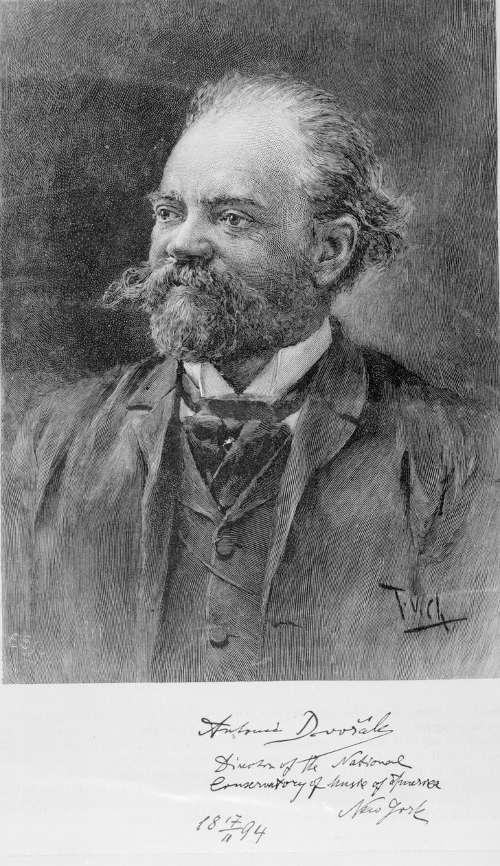 एंटोन ड्वोरक, 1894 द्वारा अमेरिकी स्कूल