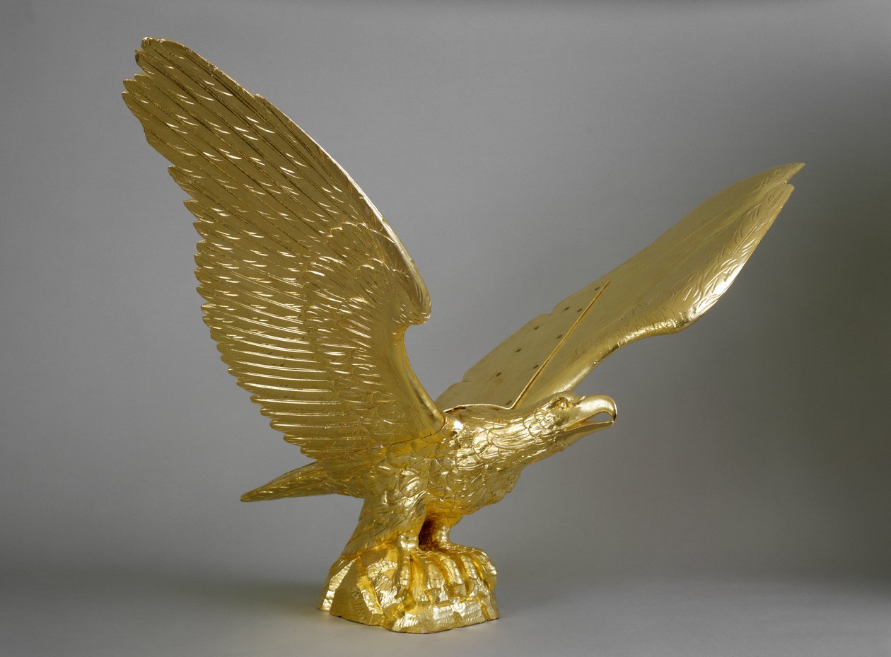 ईगल, शायद न्यू इंग्लैंड, 1850-90 (चित्रित लकड़ी) से द्वारा अमेरिकी स्कूल