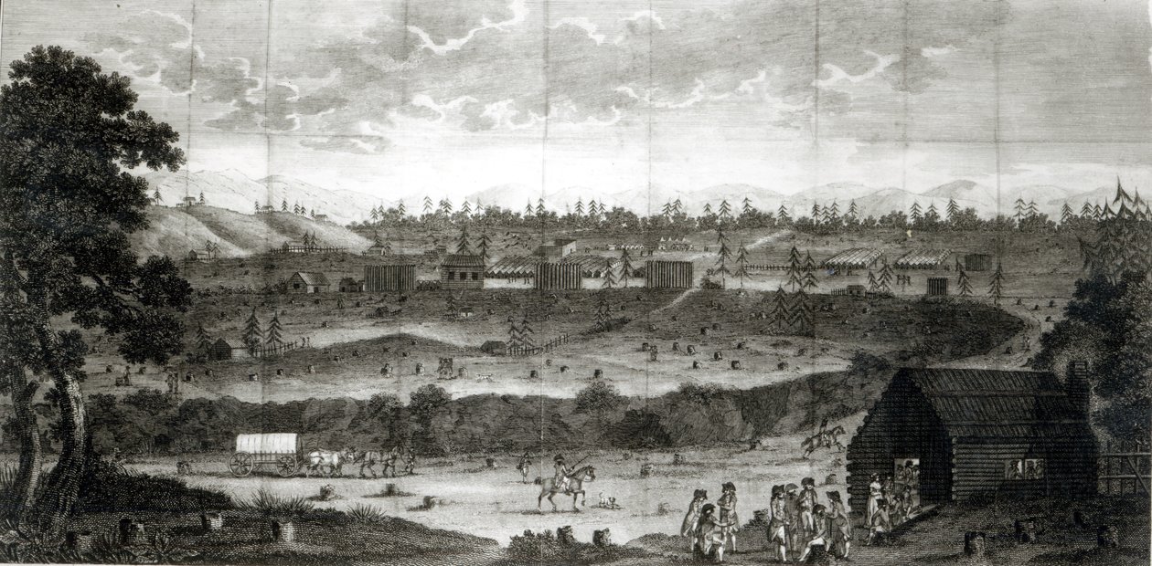 T.Anbury 1789 द्वारा &39;अमेरिका के आंतरिक भागों के माध्यम से यात्रा&39; से कन्वेंशन आर्मी की खोज द्वारा अमेरिकी स्कूल