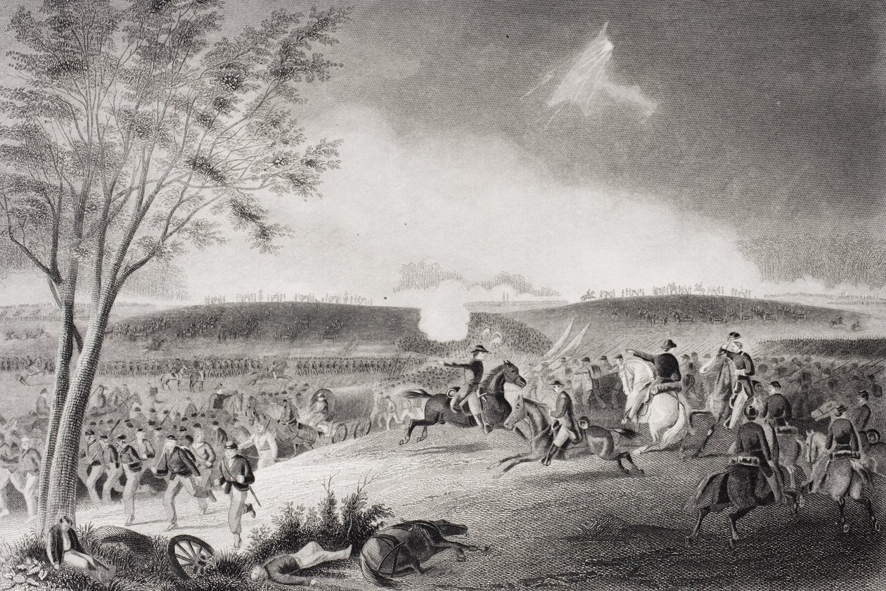 जनरल सिकल्स डिवीजन ने चांसर्सविले, वर्जीनिया 1863 की लड़ाई में वापसी को कवर किया द्वारा अमेरिकी स्कूल