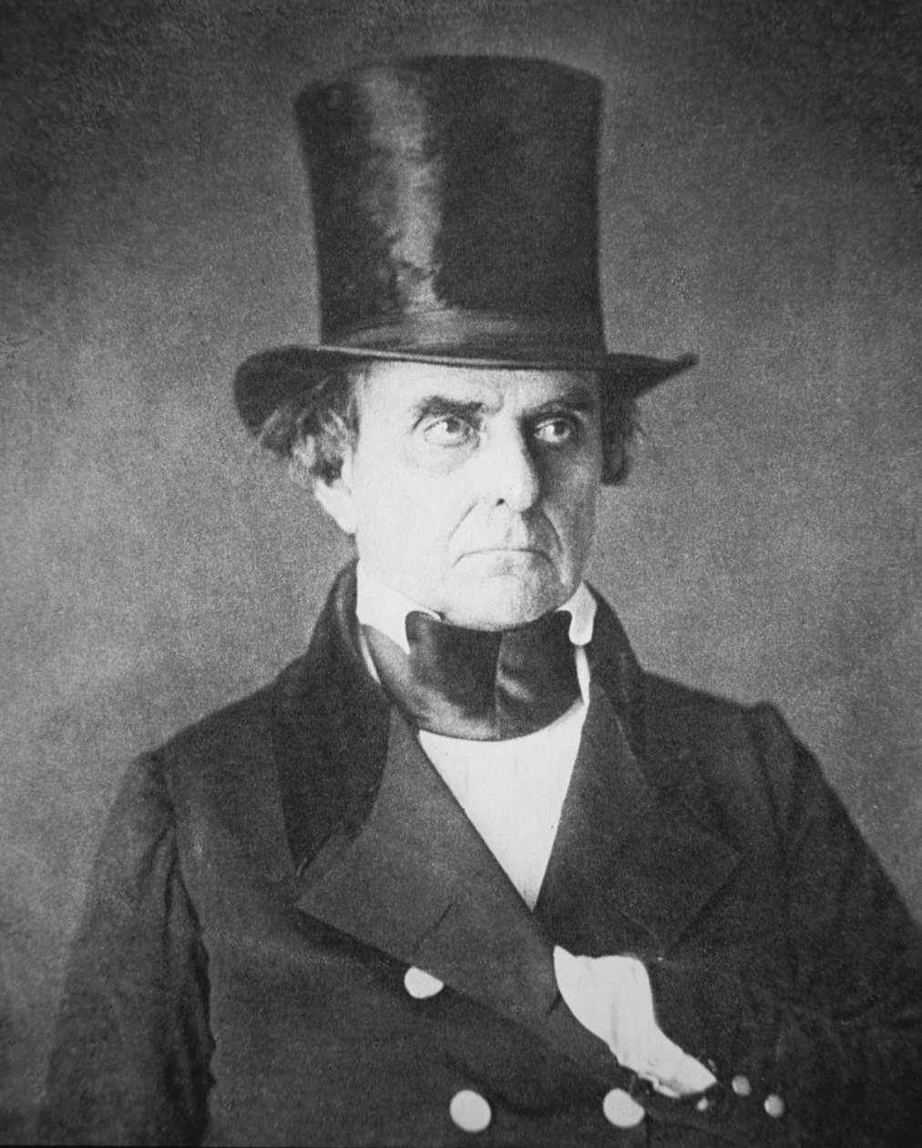 डेनियल वेबस्टर (1782-1852) (बी/डब्ल्यू फोटो) द्वारा अमेरिकी फोटोग्राफर
