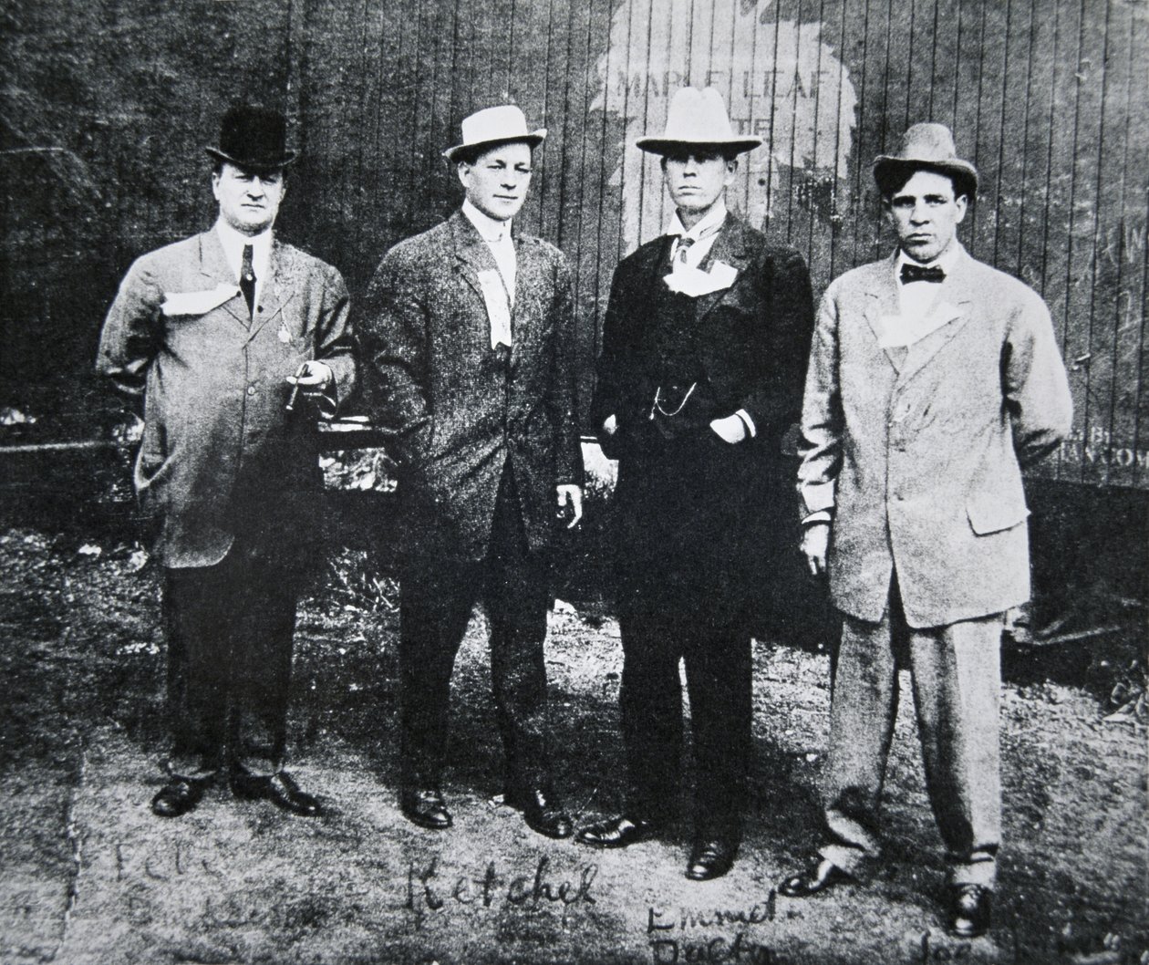 एम्मेट डाल्टन (b.1871) c.1909 (b/w फोटो) द्वारा अमेरिकी फोटोग्राफर