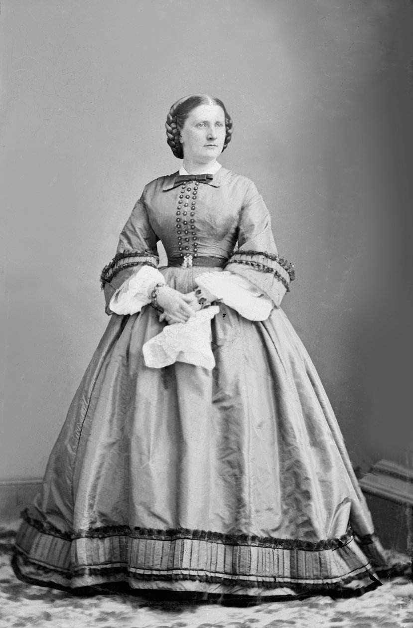 हैरियट लेन, c.1860 (b/w फोटो) द्वारा अमेरिकी फोटोग्राफर