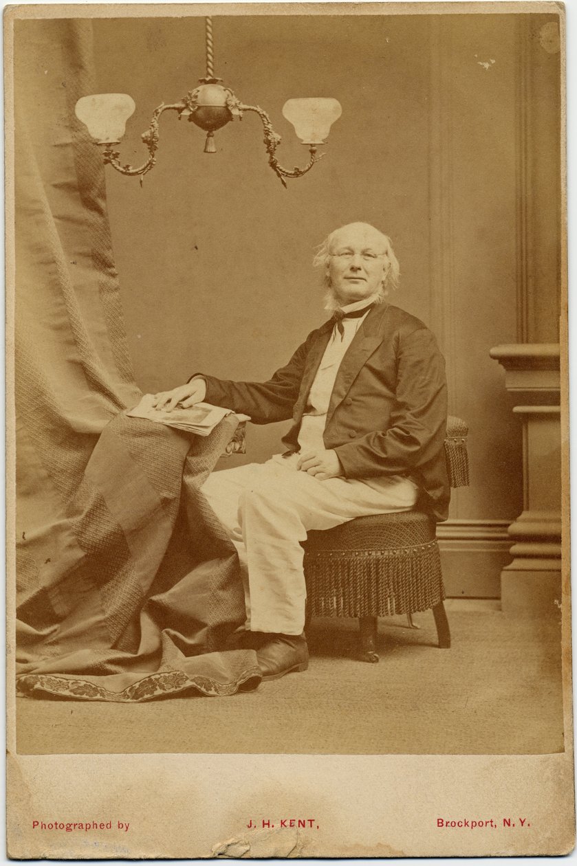 होरेस यूनानी (1811-72), अमेरिकी राजनेता और अखबार के संपादक, जेएच केंट द्वारा फोटो, ब्रॉकपोर्ट, न्यूयॉर्क (एल्बम फोटो द्वारा अमेरिकी फोटोग्राफर
