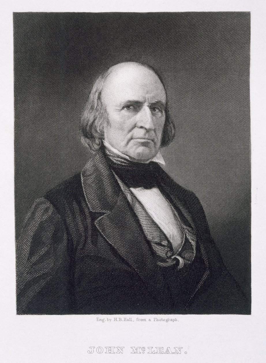 जॉन मैकलीन (1785-1861) हेनरी ब्रायन हॉल (1808-84) द्वारा एक तस्वीर के बाद उत्कीर्ण किया गया द्वारा अमेरिकी फोटोग्राफर