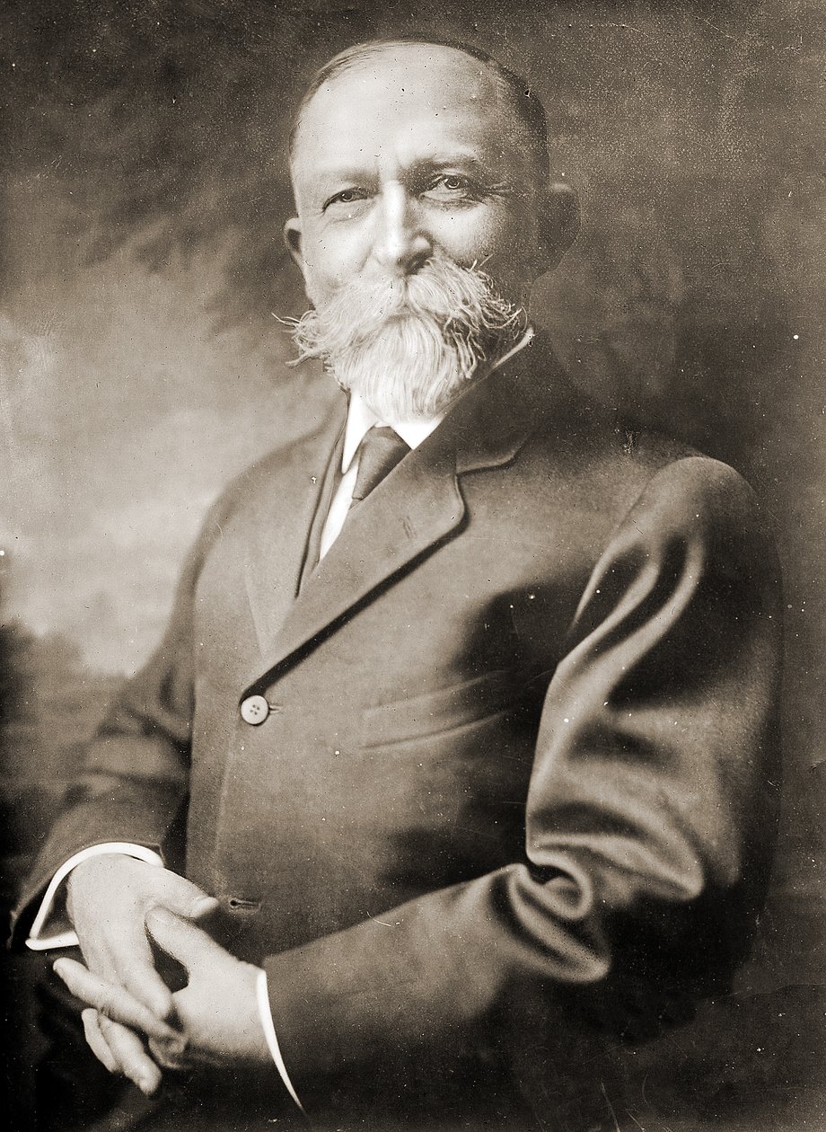 जॉन हार्वे केलॉग का चित्र (1852 - 1943) (सीपिया फोटो) द्वारा अमेरिकी फोटोग्राफर