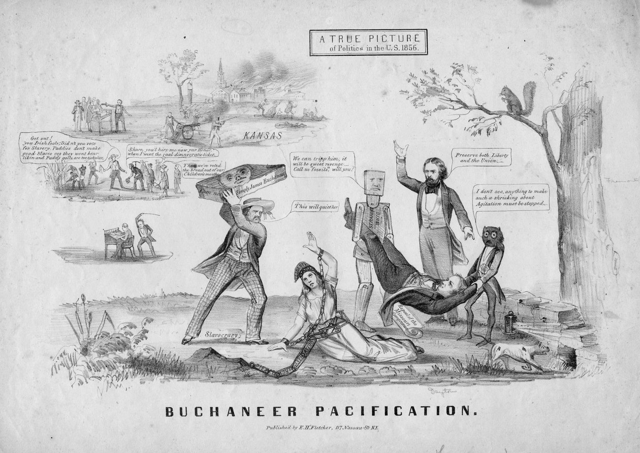 बुकानेर शांति; ईएच फ्लेचर, न्यूयॉर्क द्वारा प्रकाशित, c.1856 द्वारा अमेरिकी स्कूल