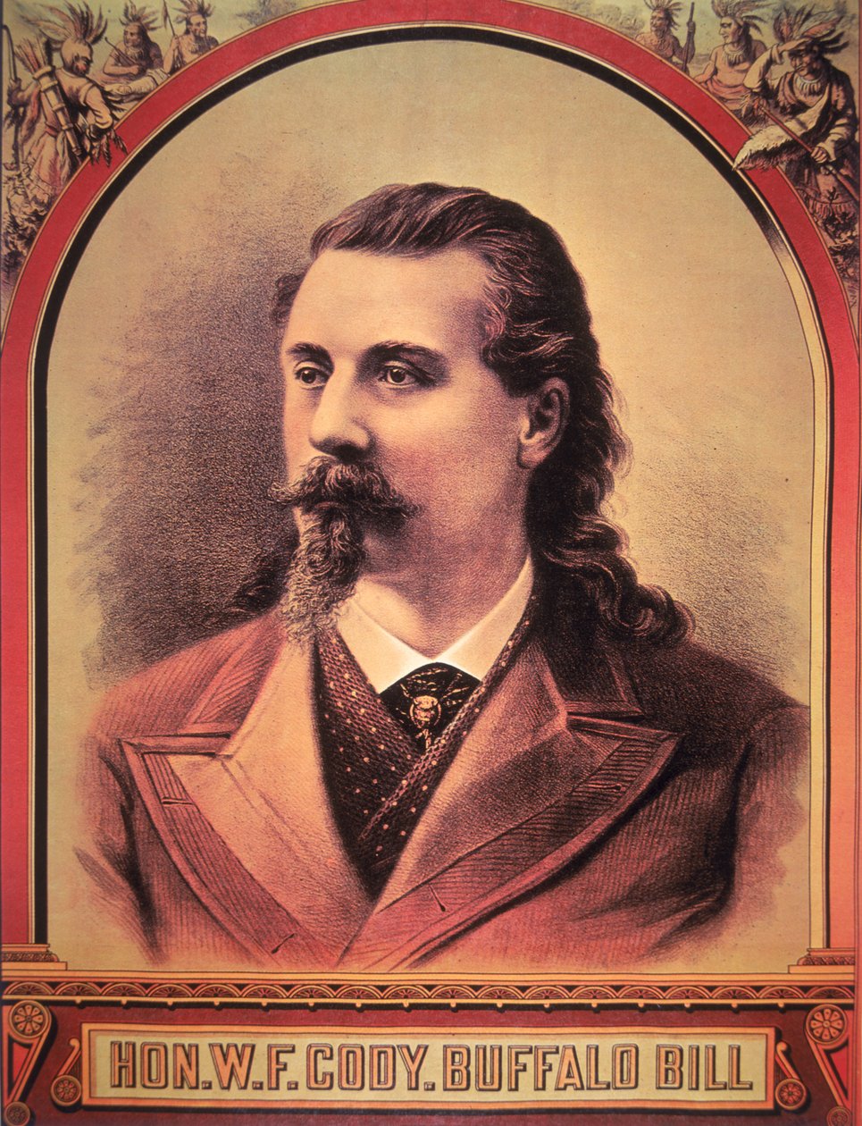 भैंस विधेयक (1846-1917) 1886 (रंग लिथो) द्वारा अमेरिकी स्कूल