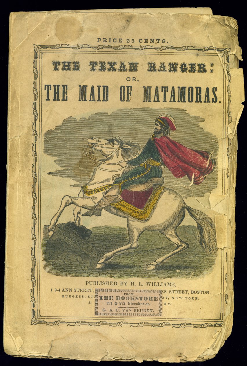 टेक्सन रेंजर का कवर: या, जोसफ होल्ट इंग्राहम (1809-60) द्वारा मैटमोरस की दासी मैक्सिकन युद्ध की कहानी है। द्वारा अमेरिकी स्कूल