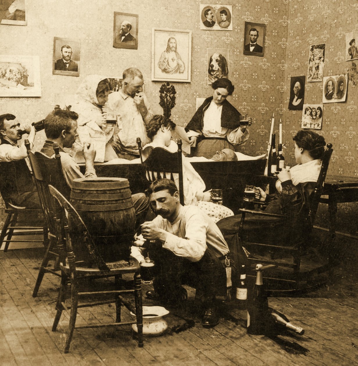 मैककार्थी वेक से विस्तार (भाग 1), 1899 (स्टिरोग्राफ) द्वारा अमेरिकी स्कूल