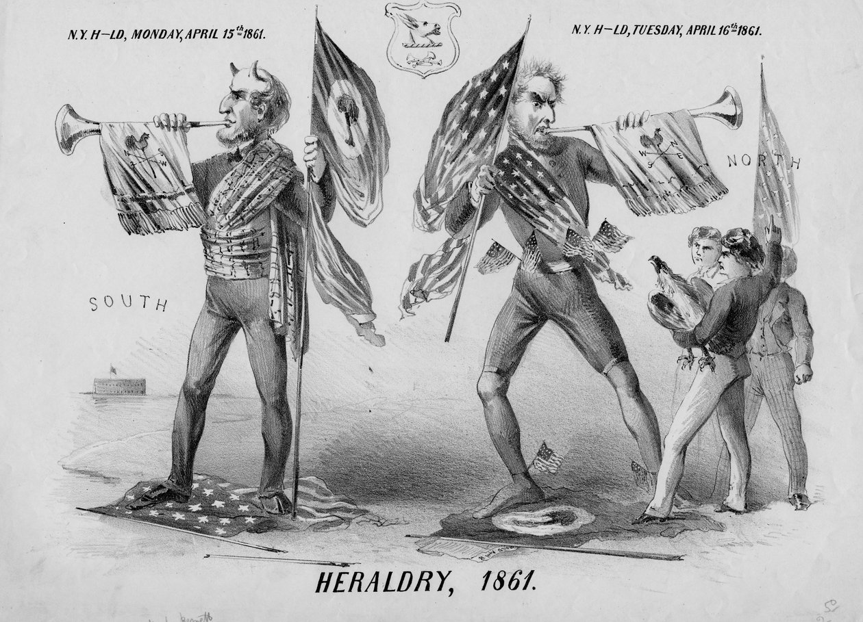 हेराल्ड्री, 1861, न्यूयॉर्क में प्रकाशित, 1861 द्वारा अमेरिकी स्कूल