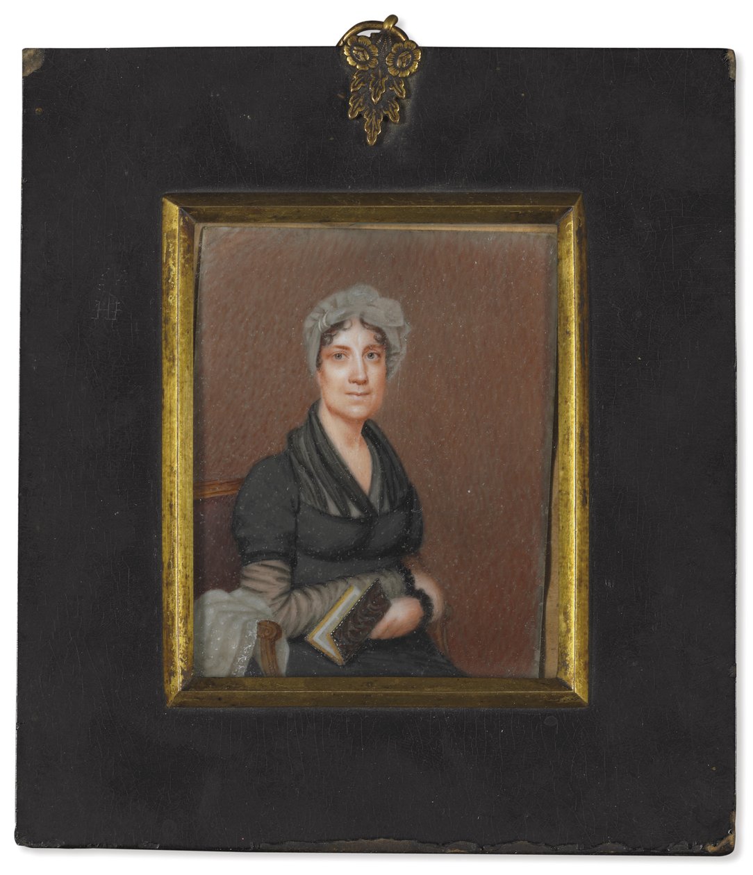 मारिया बोने ओस्गुद, c.1789 (हाथी दांत पर w - c) द्वारा अमेरिकी स्कूल