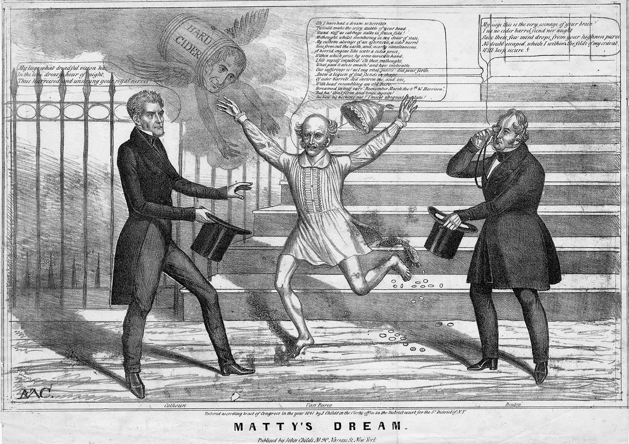 मैटिस का सपना, जॉन चिल्ड्स द्वारा प्रकाशित, न्यूयॉर्क, 1841 द्वारा अमेरिकी स्कूल