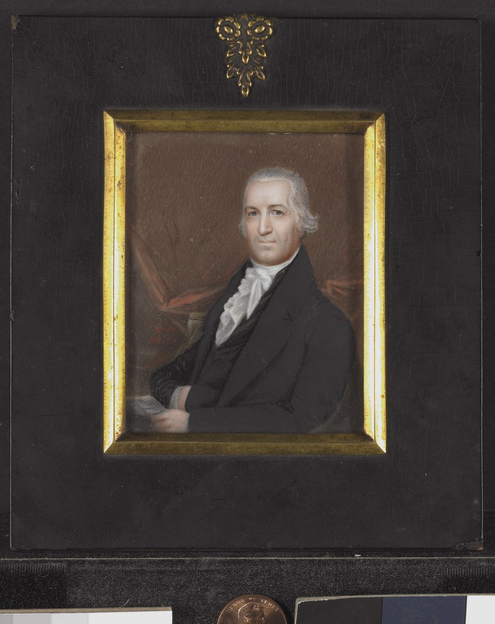 सैमुअल ओसगूड का लघु चित्र, c.1789 (हाथी दांत पर w - c) द्वारा अमेरिकी स्कूल