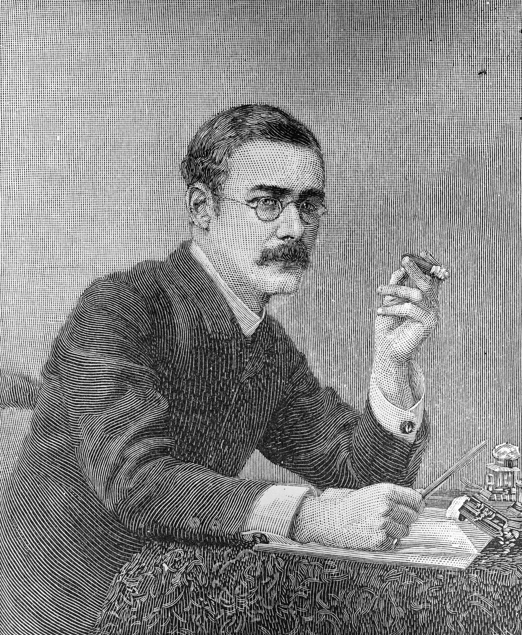 रुडयार्ड किपलिंग (1865-1936) 1890 द्वारा अमेरिकी स्कूल