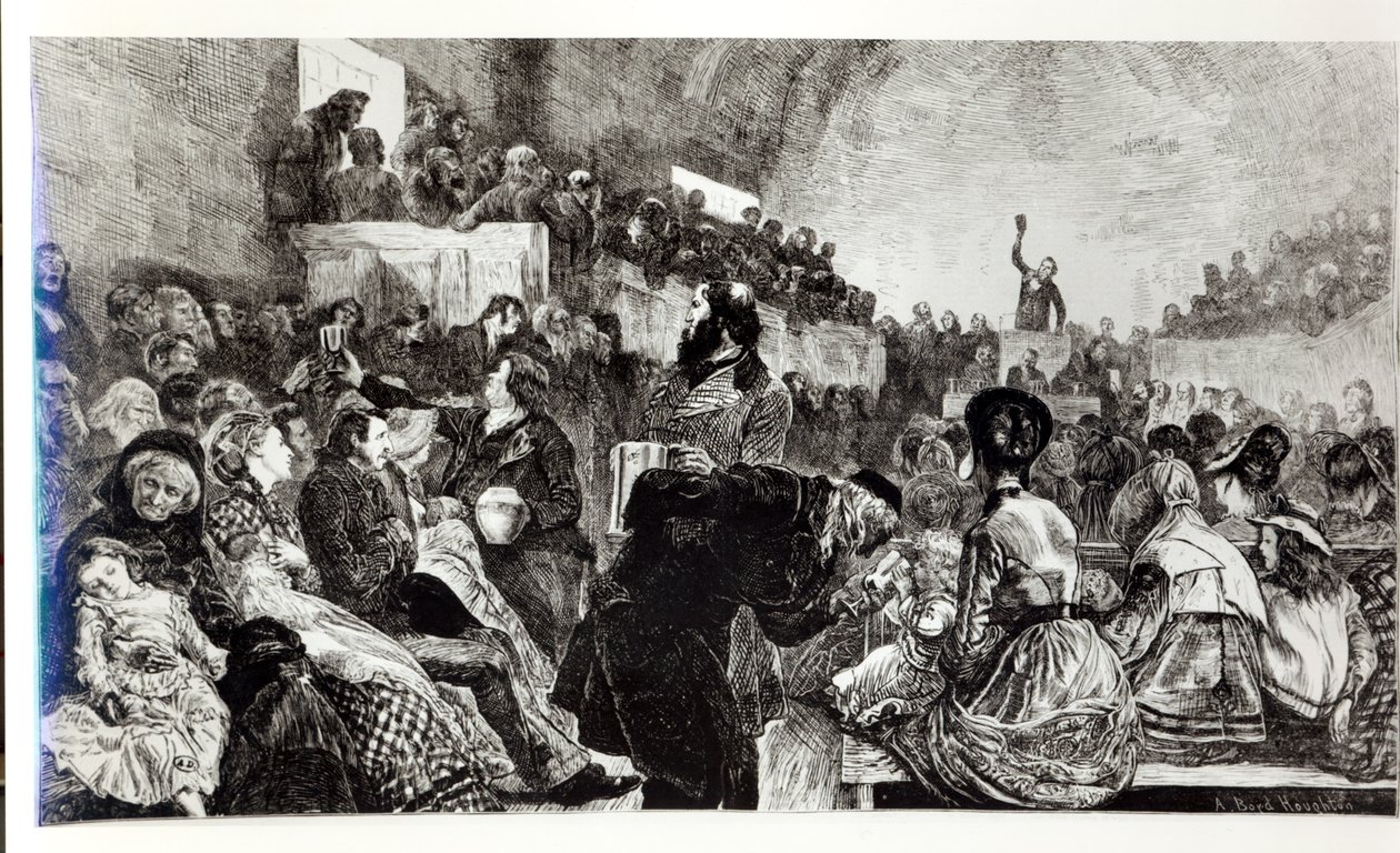 साल्ट लेक सिटी में मॉर्मन टाबर्नेकल में सेवा, 1871 द्वारा अमेरिकी स्कूल